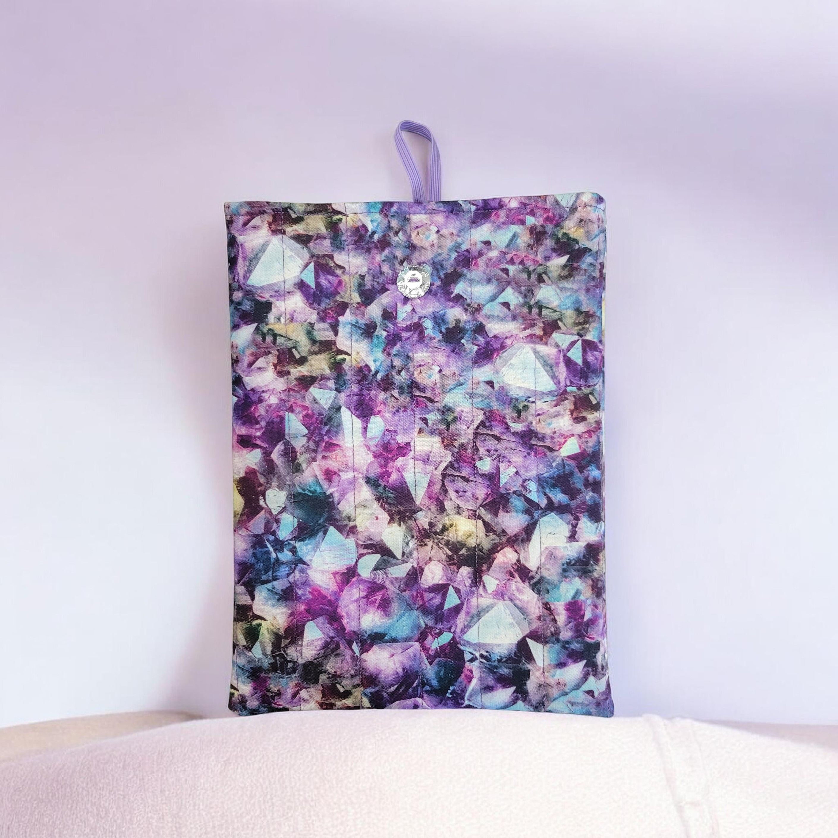 Purple Amethyst Quilted Kindle Sleeve