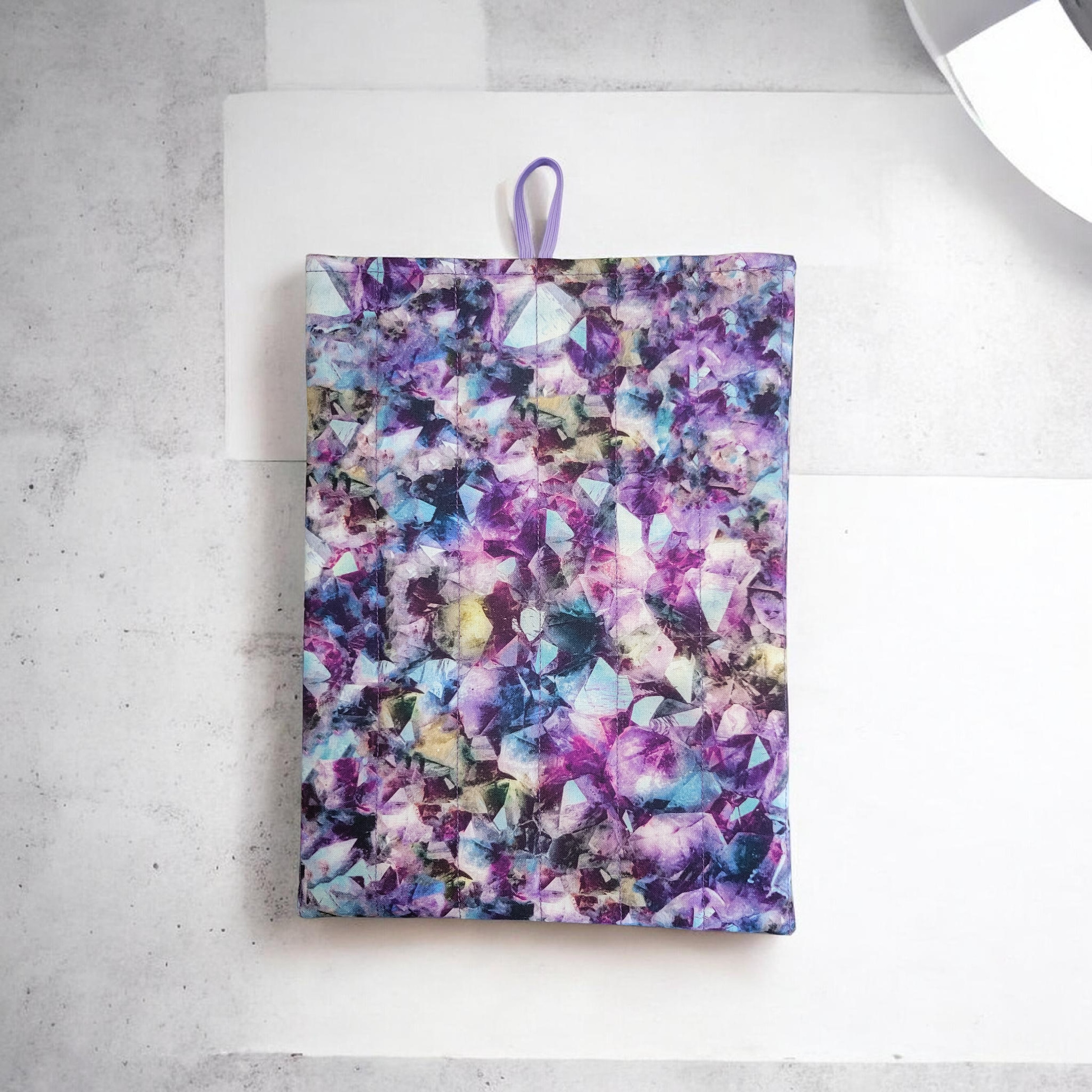 Purple Amethyst Quilted Kindle Sleeve