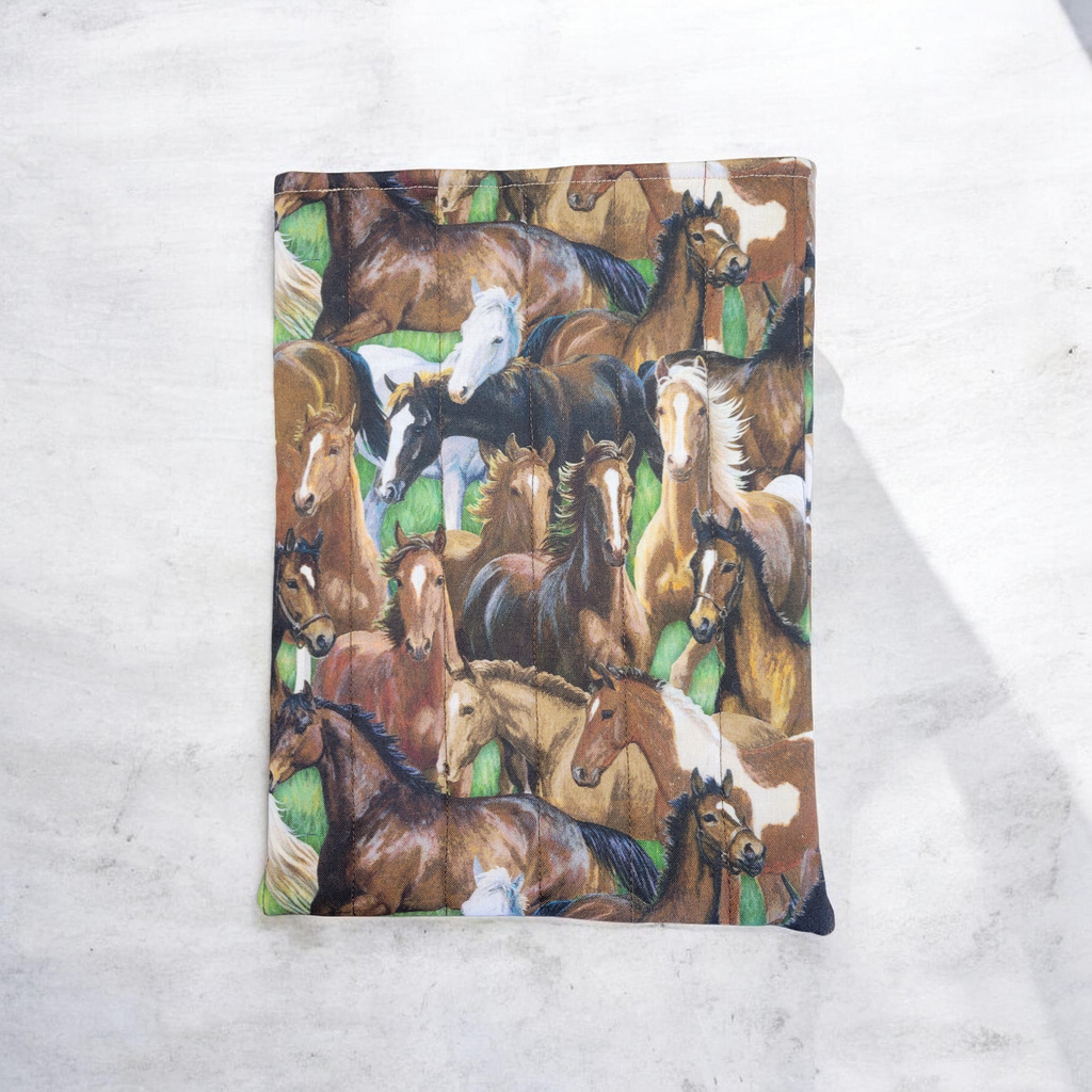 Running Horses Quilted Kindle Sleeve