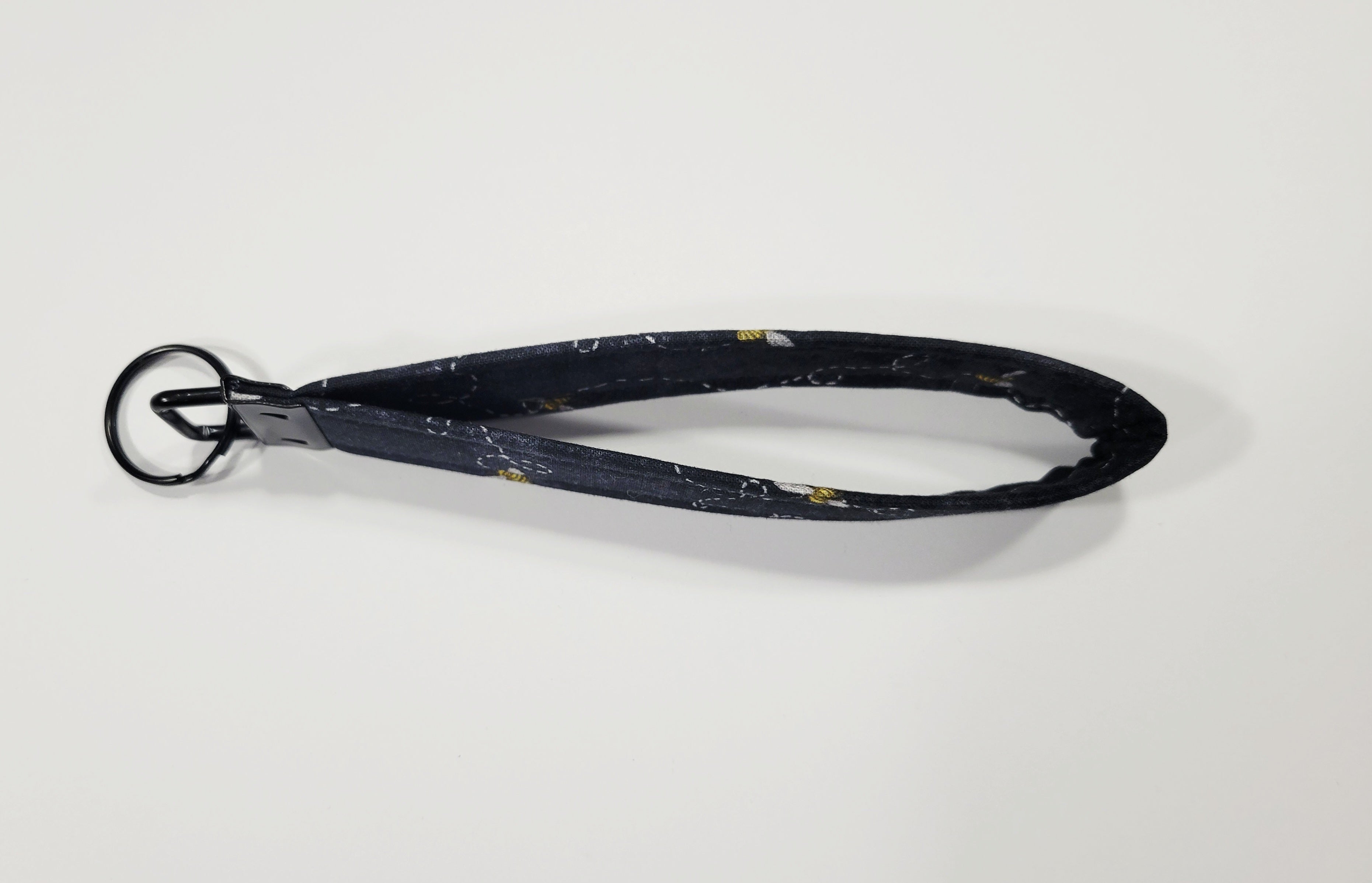 Flying Bees Wristlet Keychain