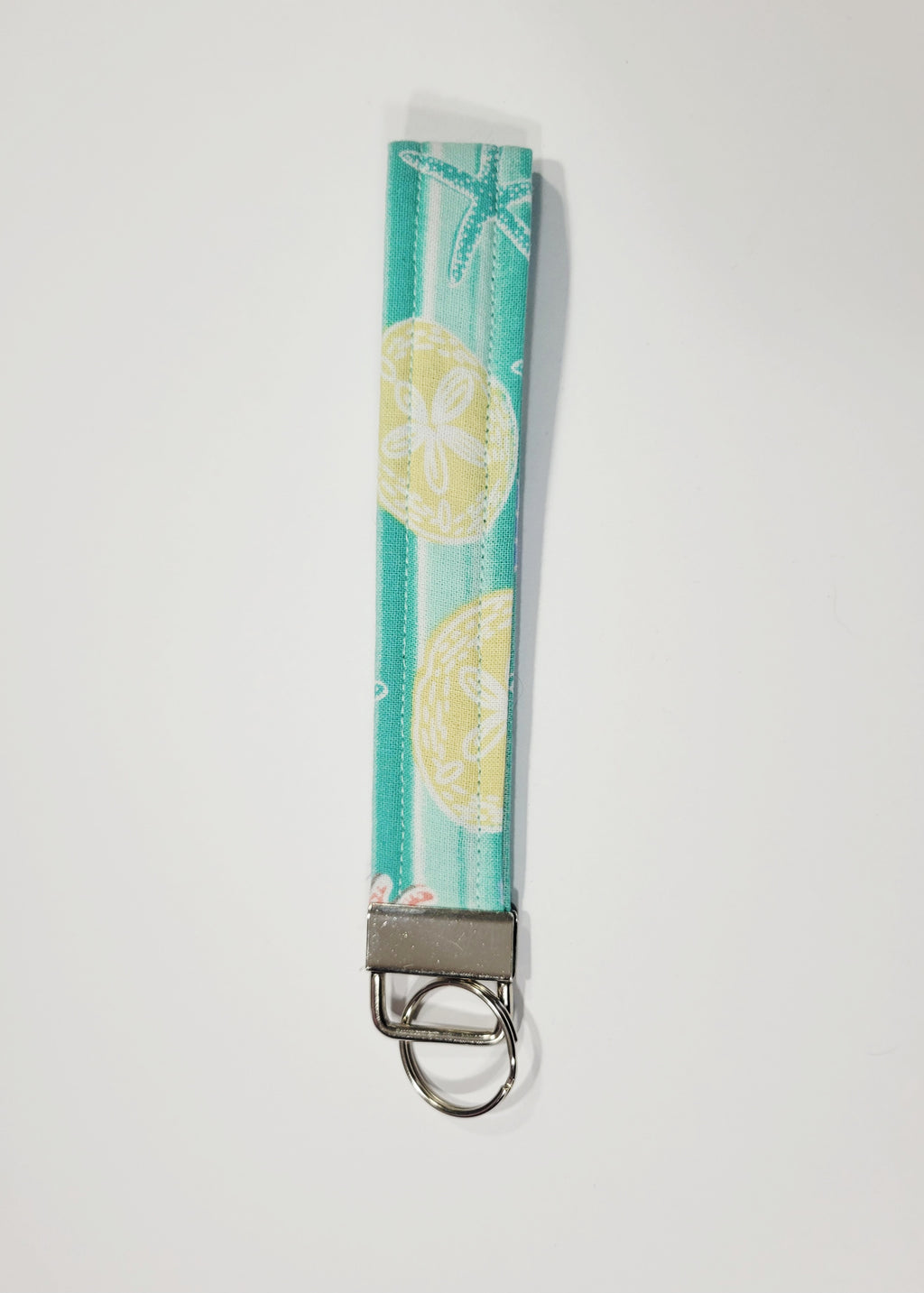 Pastel Beach Wristlet Keychain