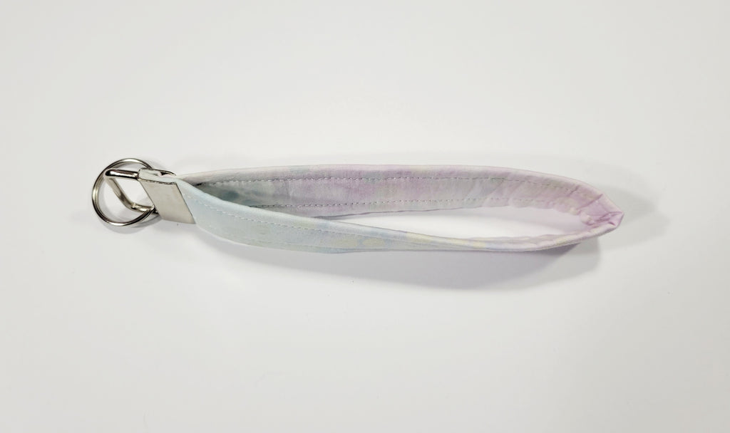 Pastel Tie Dye Wristlet Keychain