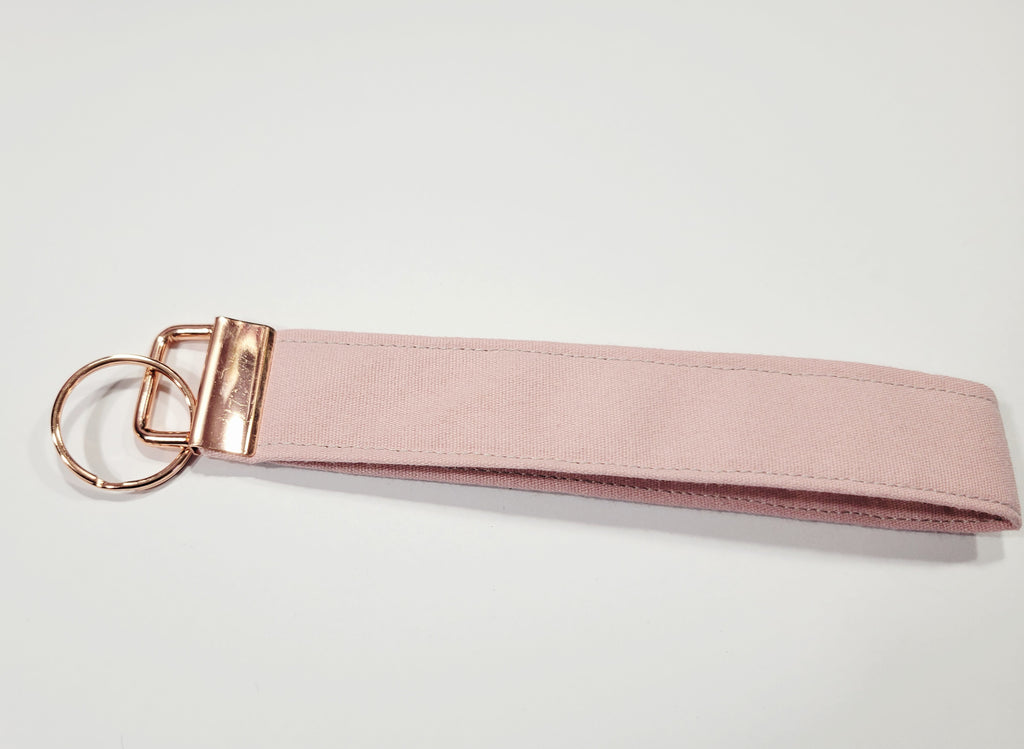 Pastel Pink Wristlet Keychain