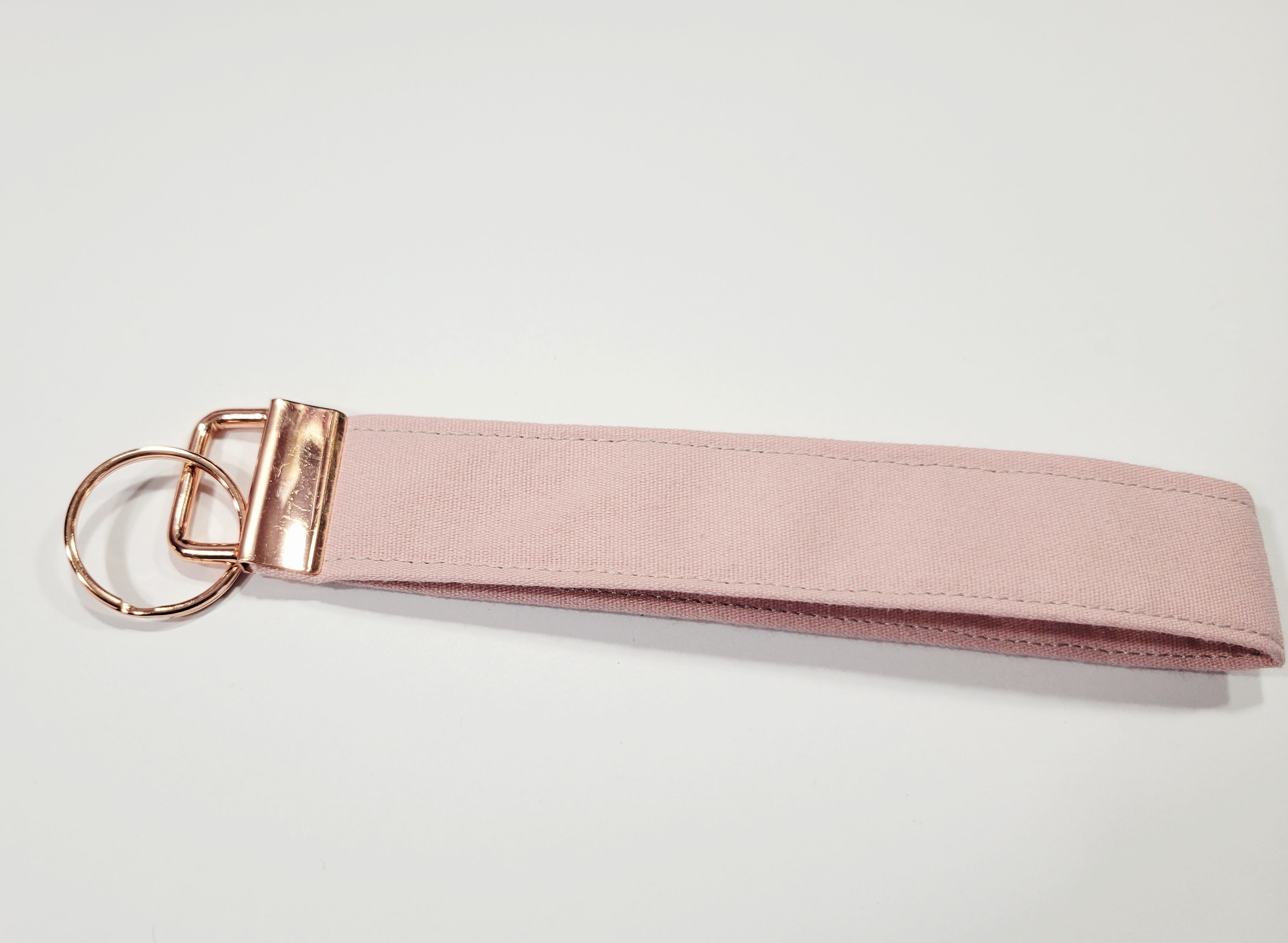 Pastel Pink Wristlet Keychain