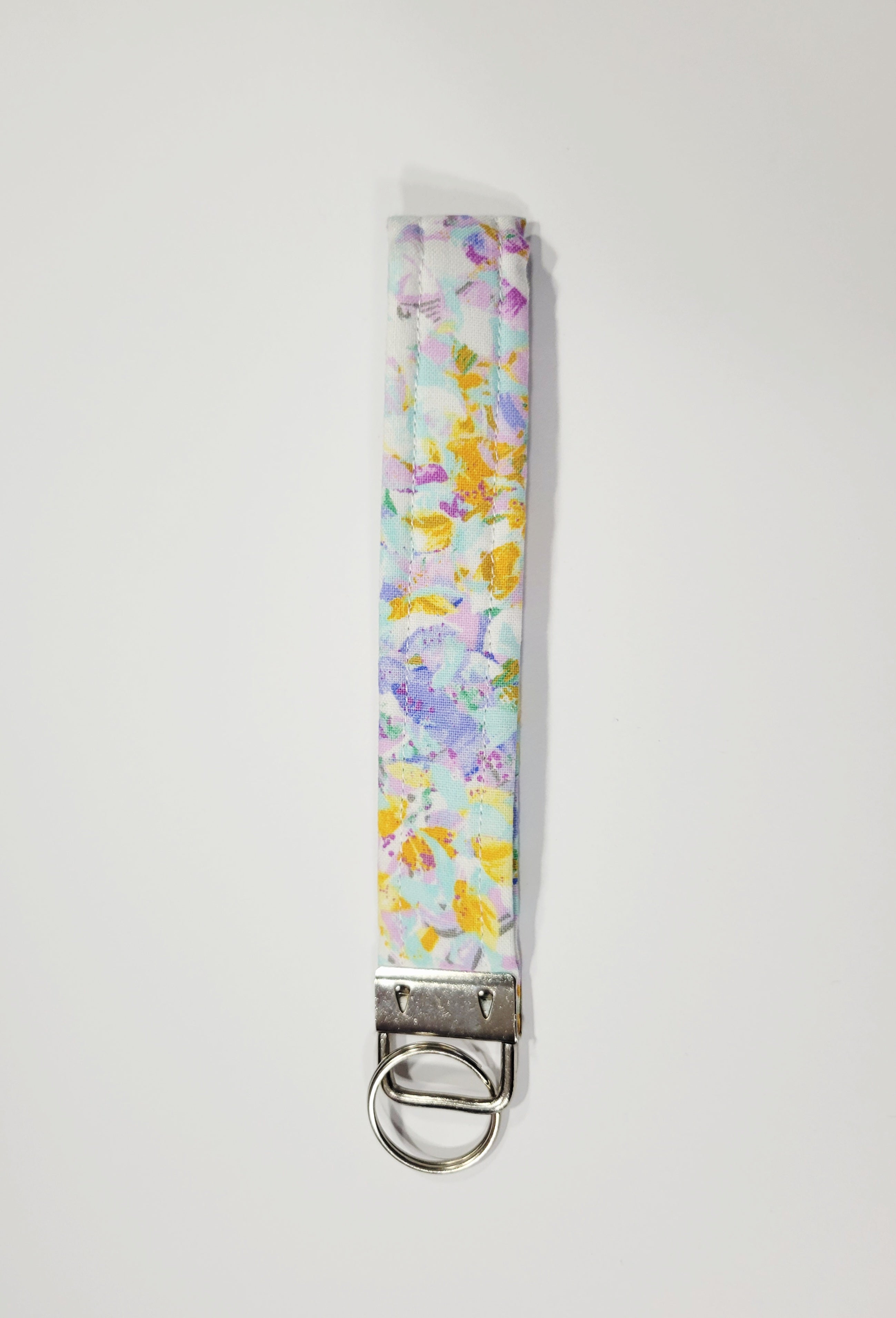 Pastel Colors Wristlet Keychain