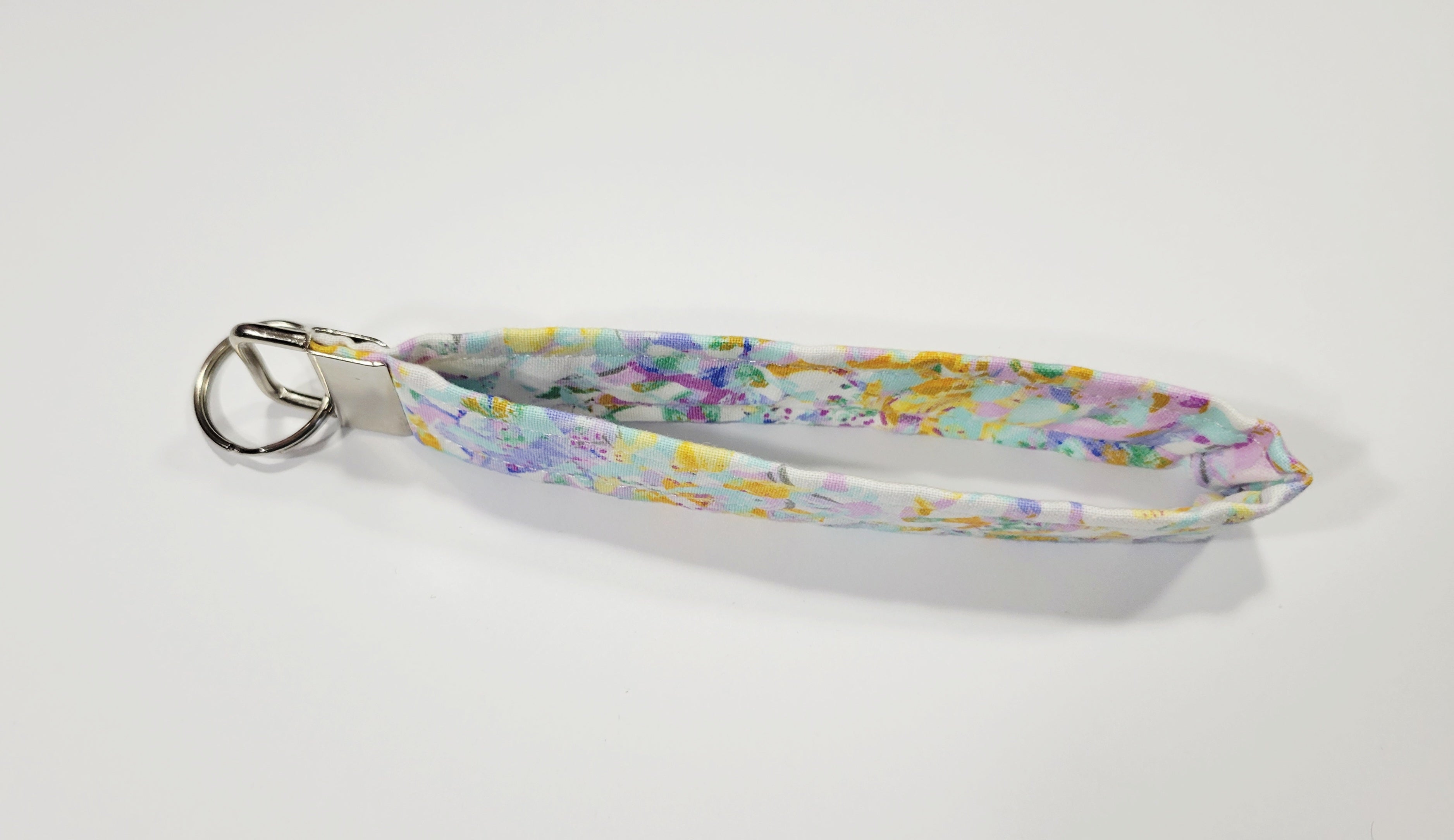 Pastel Colors Wristlet Keychain