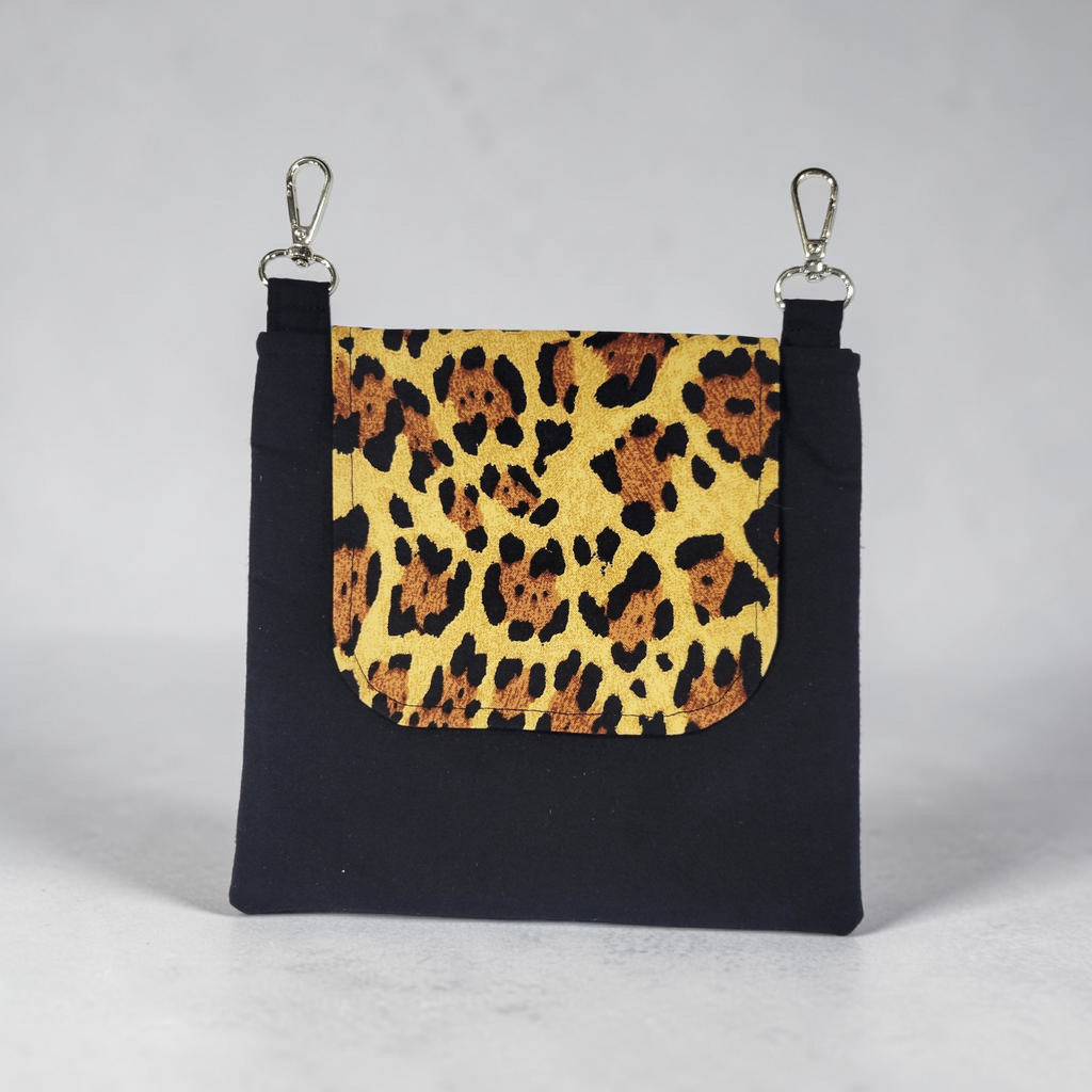Jaguar print hip purse