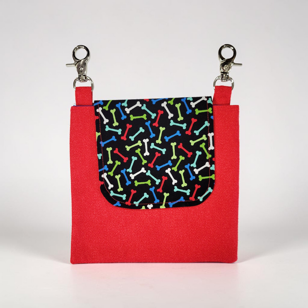 Colorful Dog Bone Hip Purse