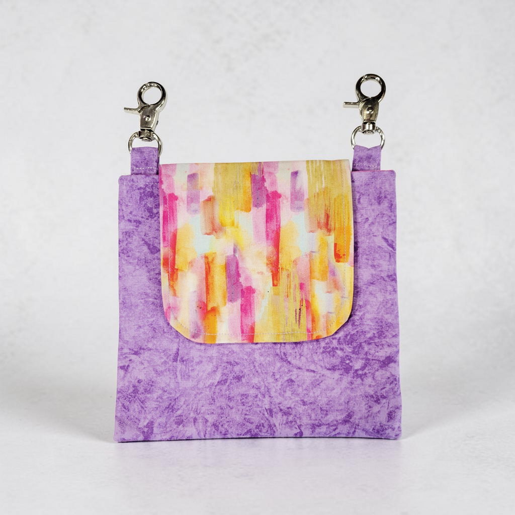 Pastel Brush Strokes Hip Purse