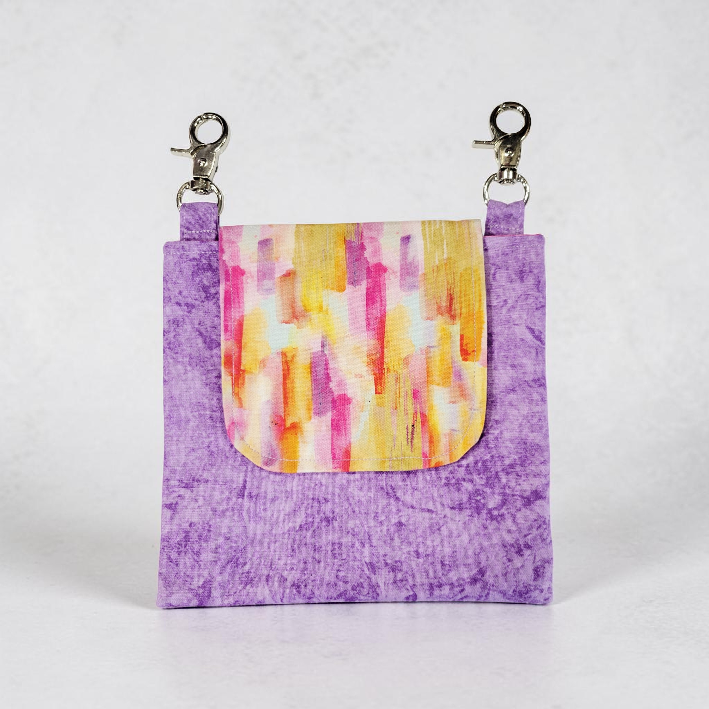 Pastel Brush Strokes Hip Purse