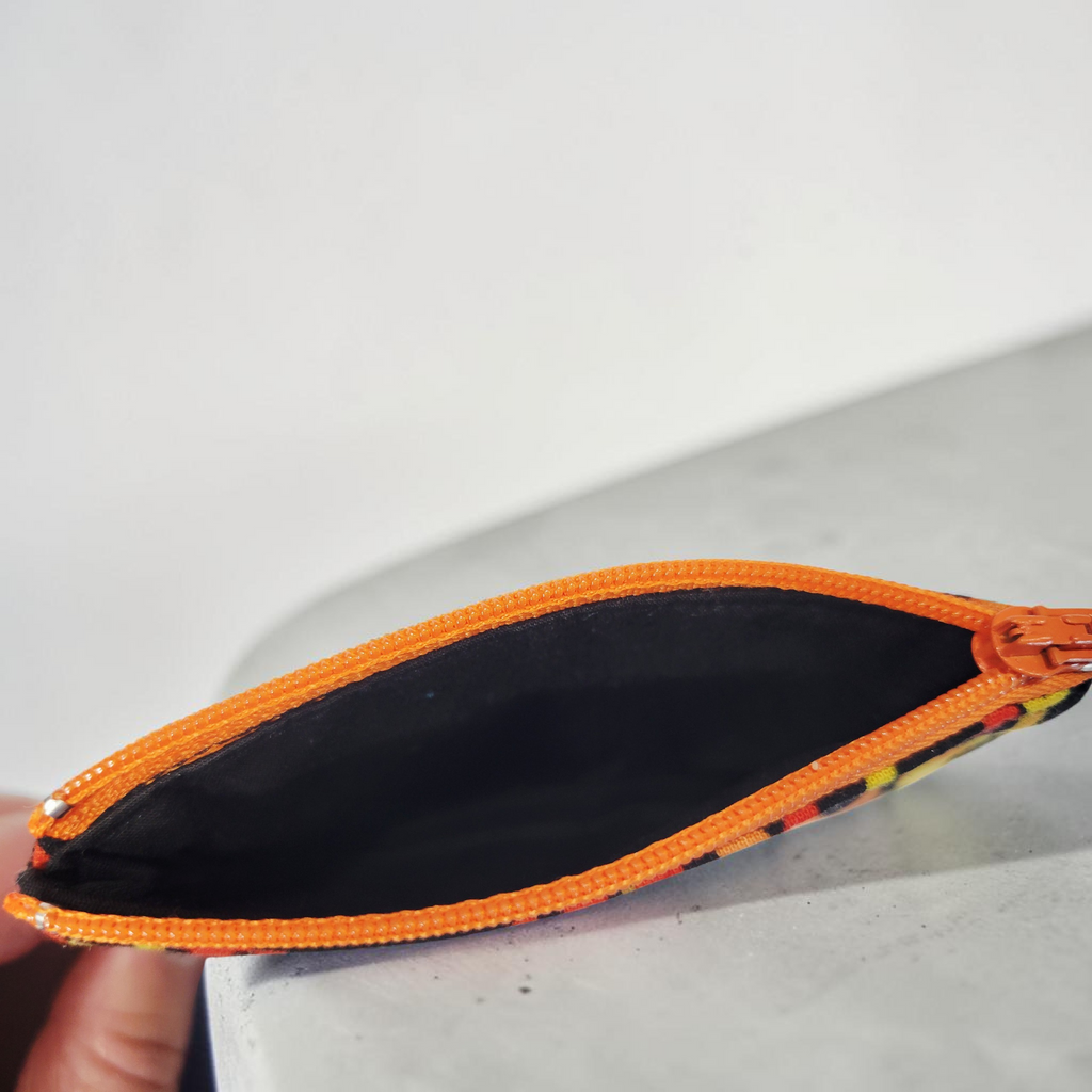 Orange Flames Coin Purse