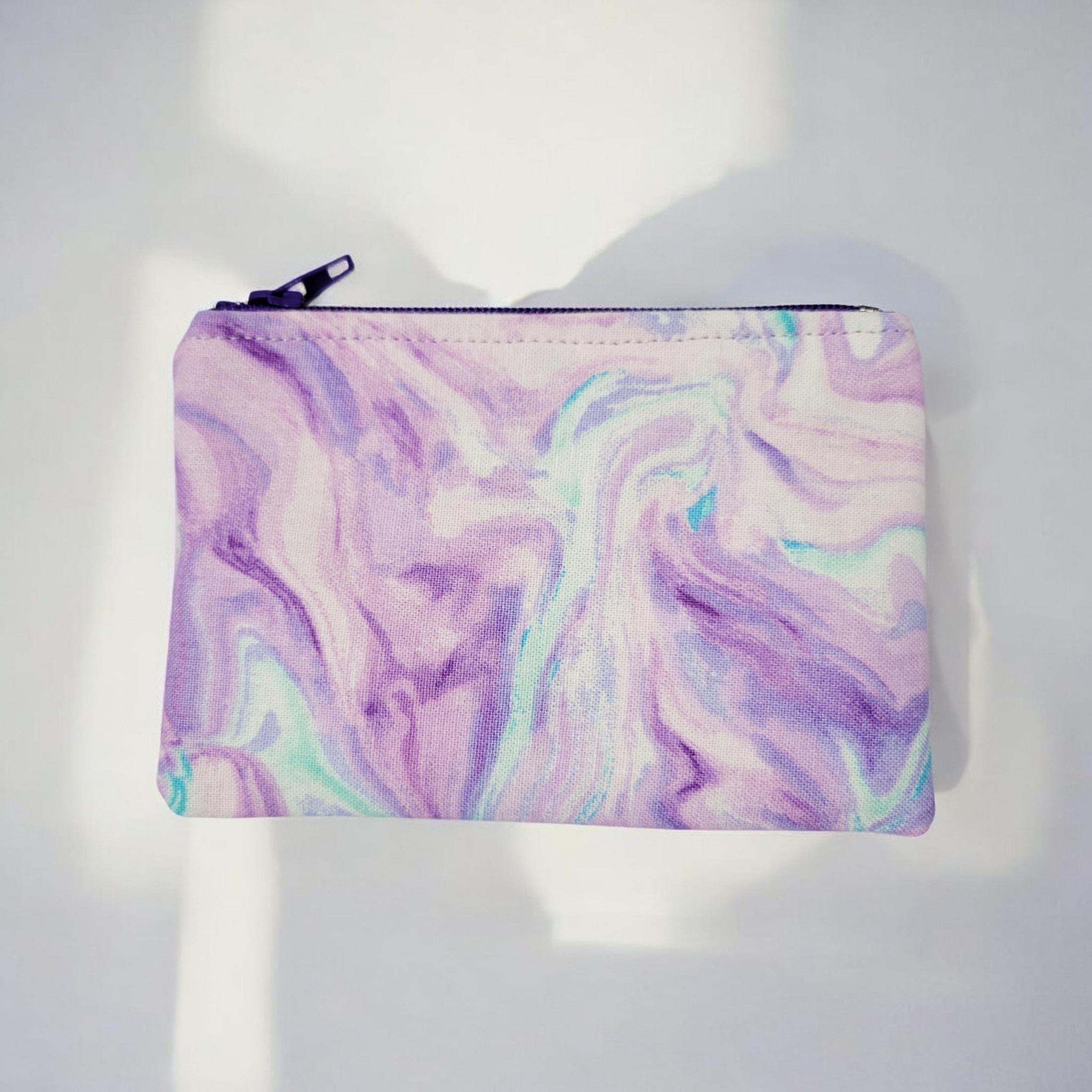Purple Swirl Coin Purse