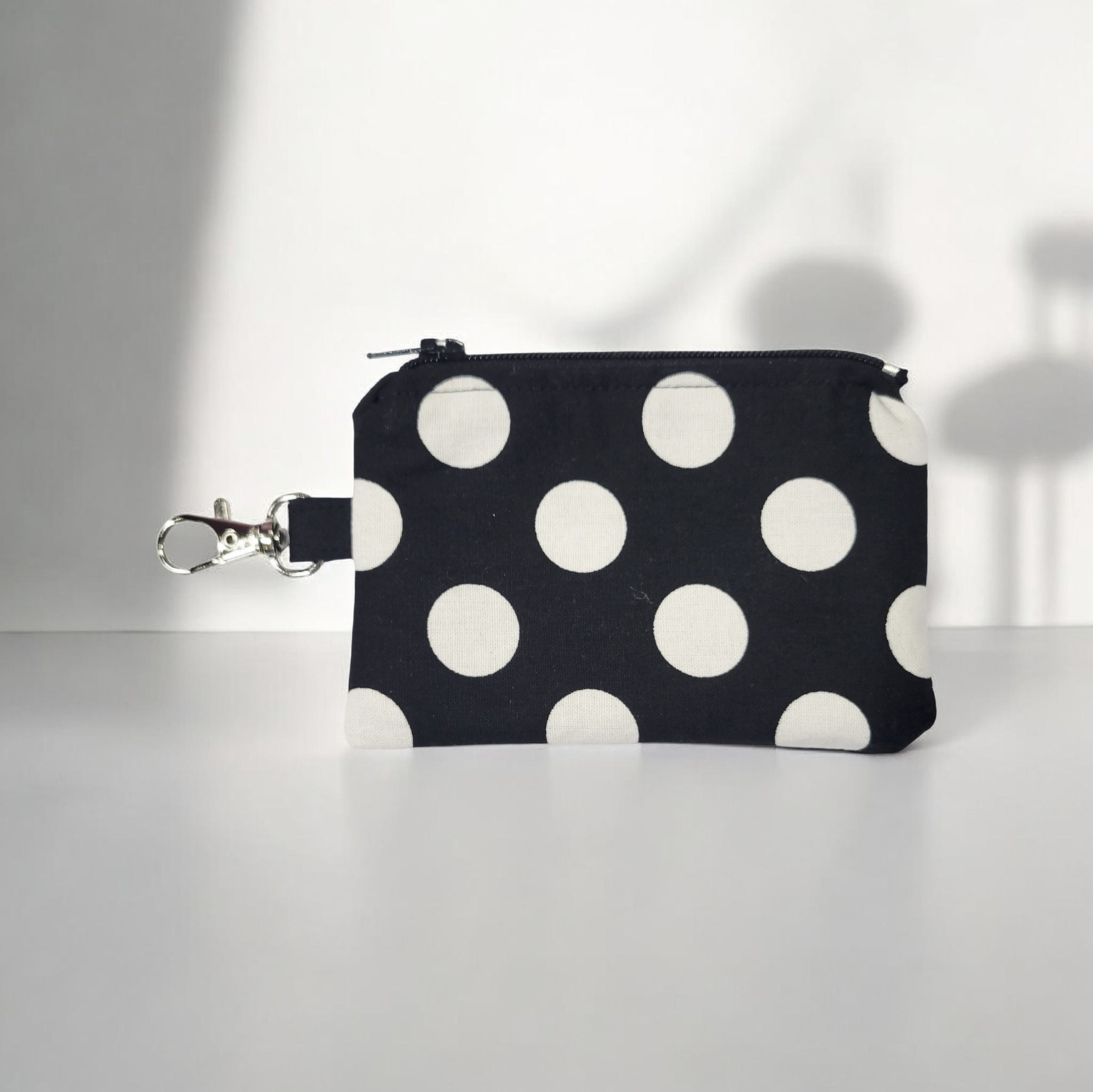 Black and White Polka Dots Coin Purse
