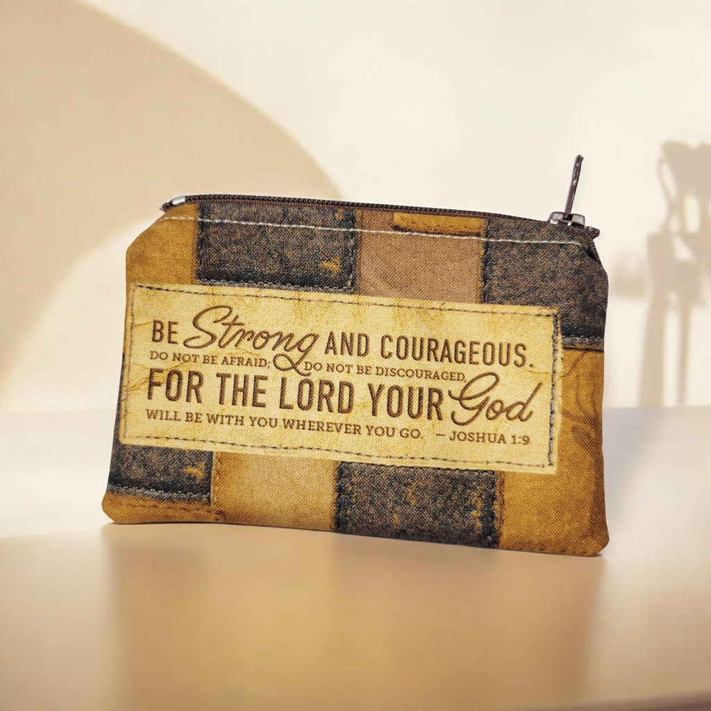 Strong & Courageous Coin Purse
