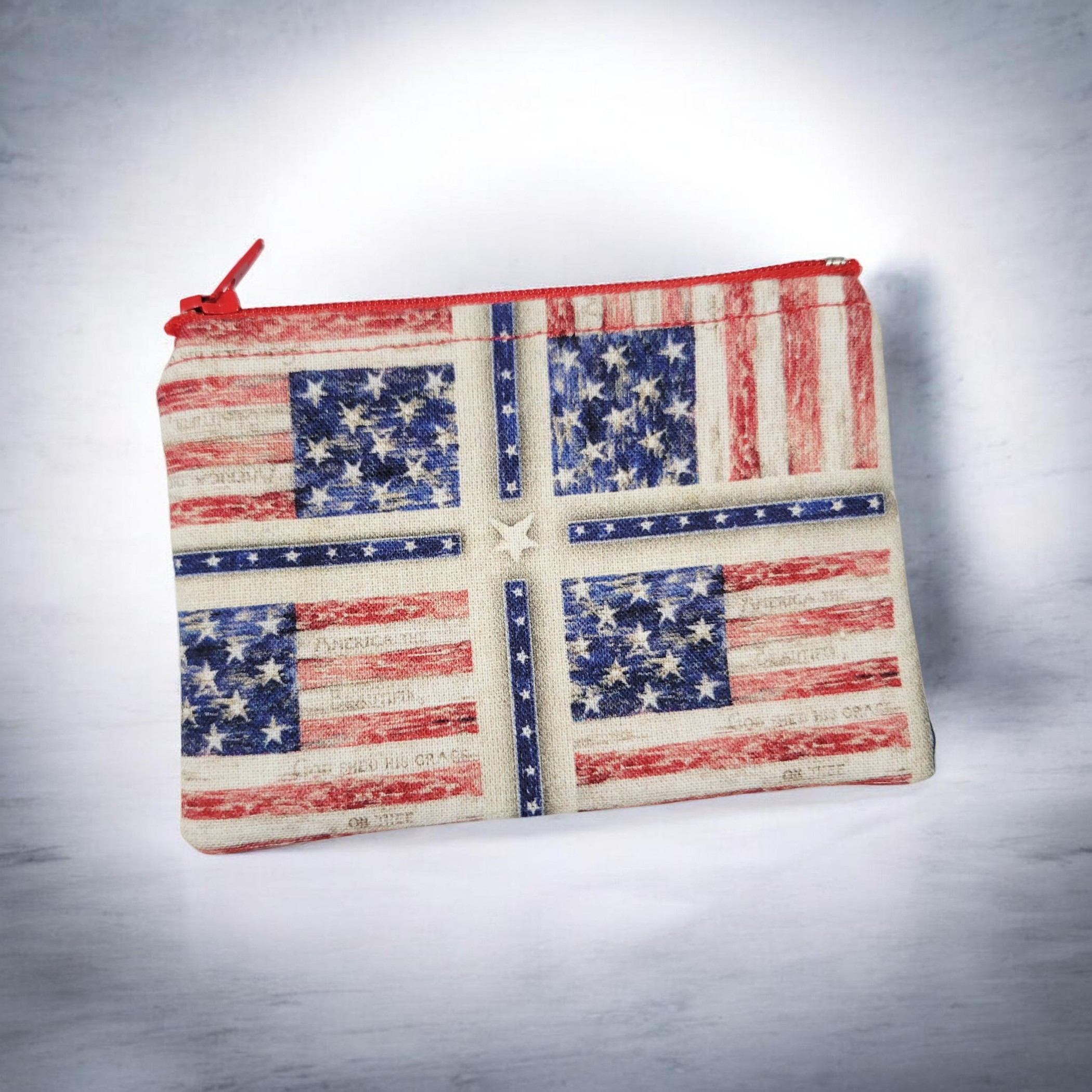 Patriotic Flag Coin Purse