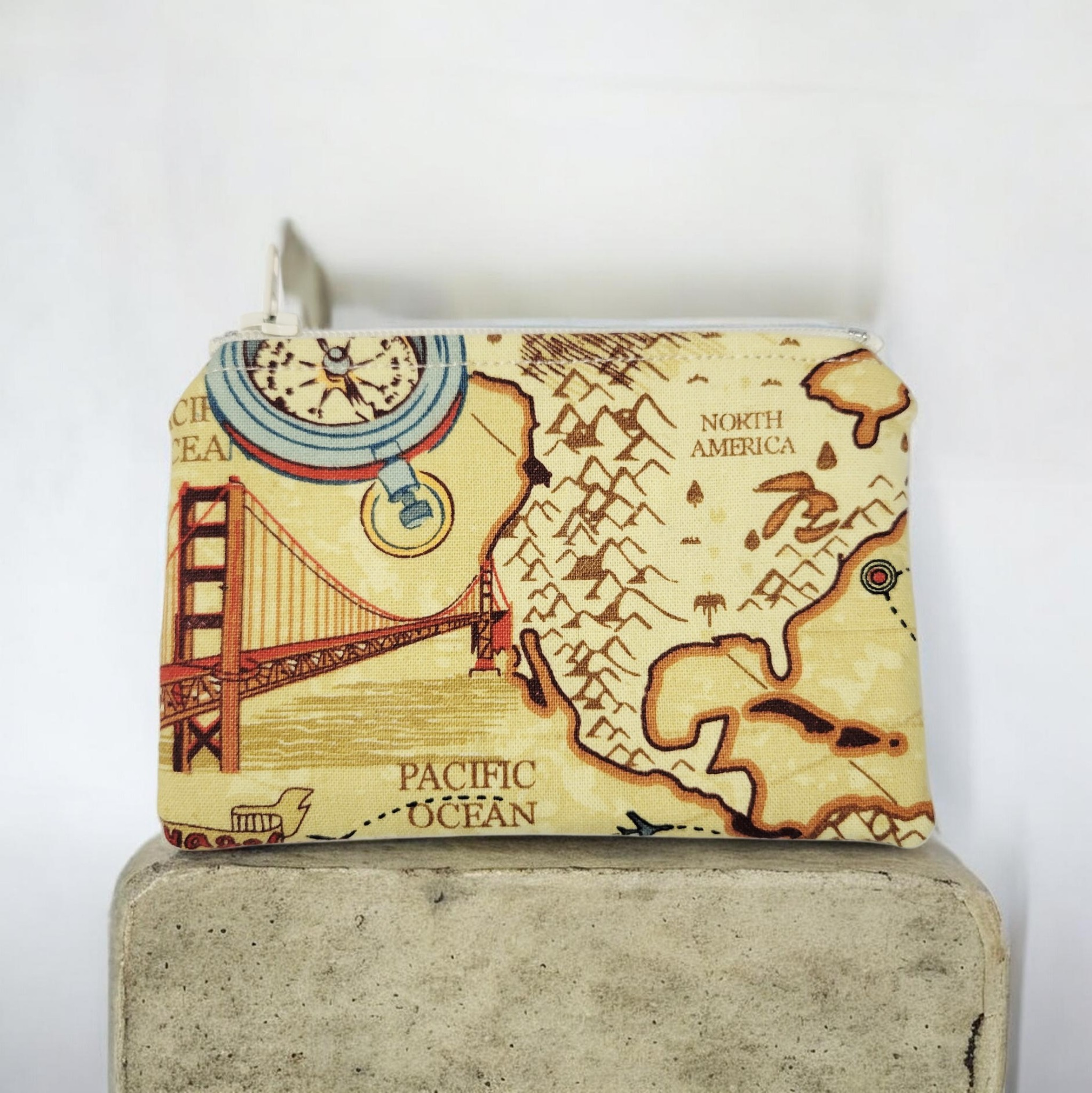 Navigators Map Coin Purse