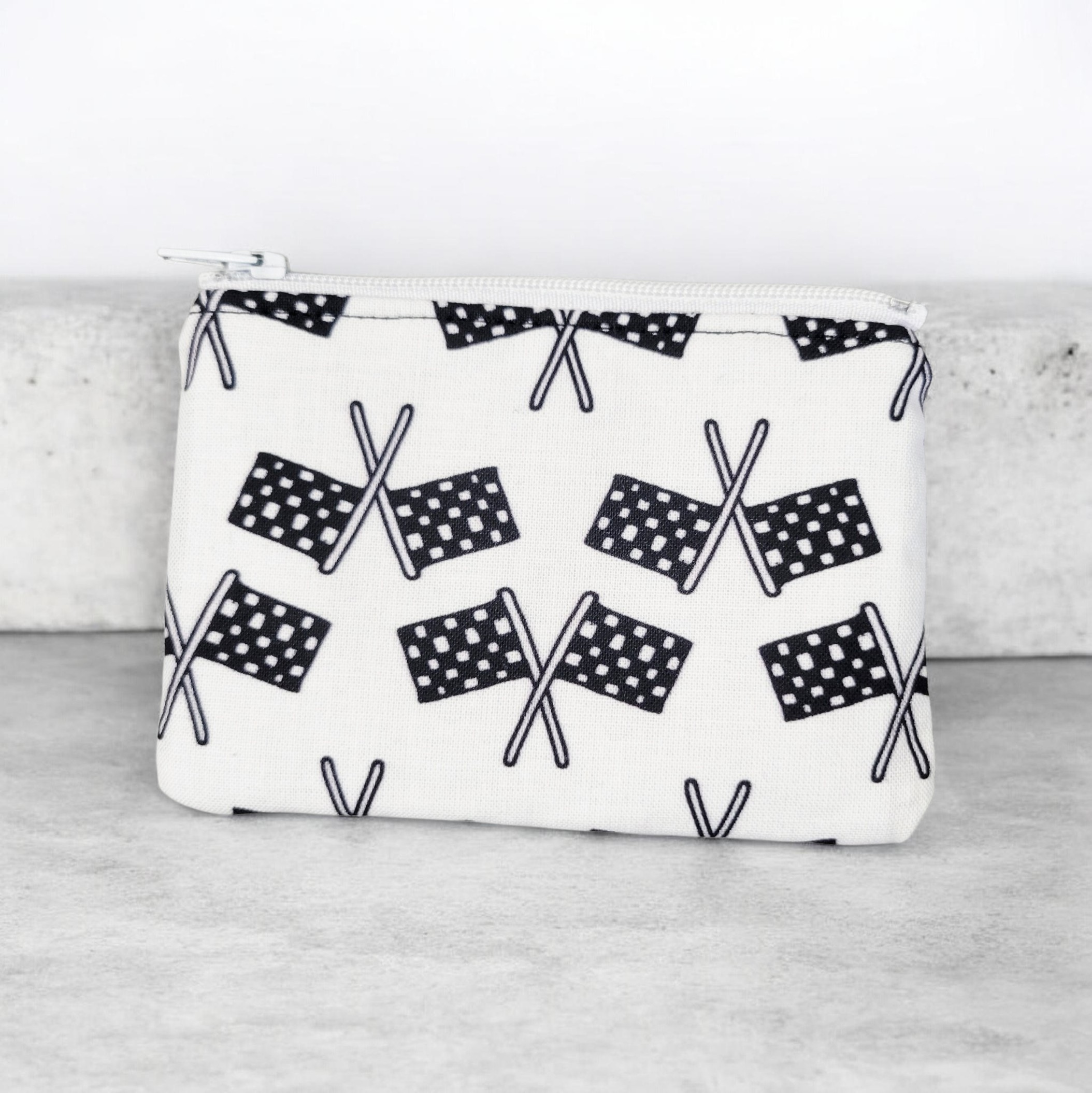 Checkered Flags Coin Purse