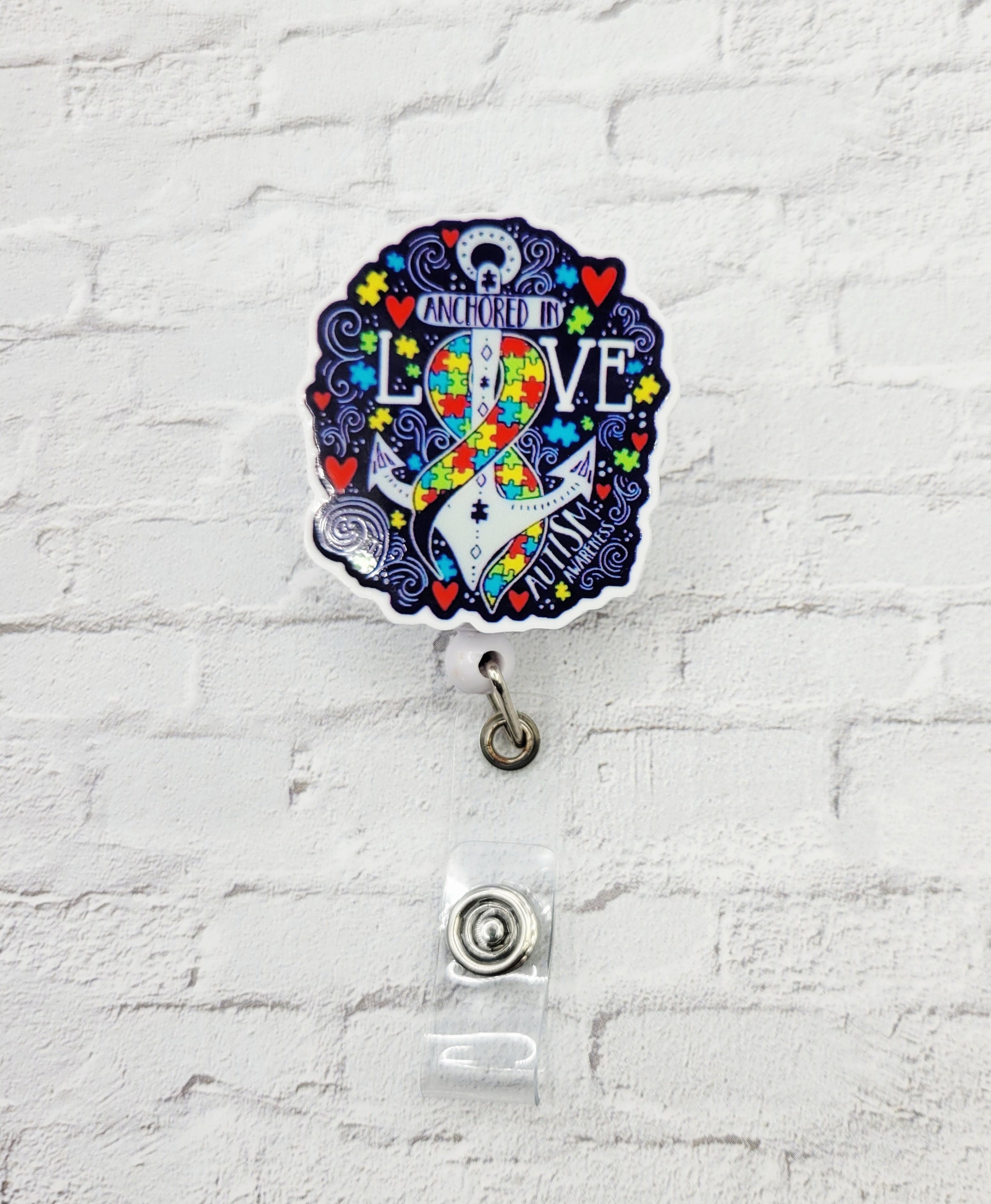 Autism badge reel