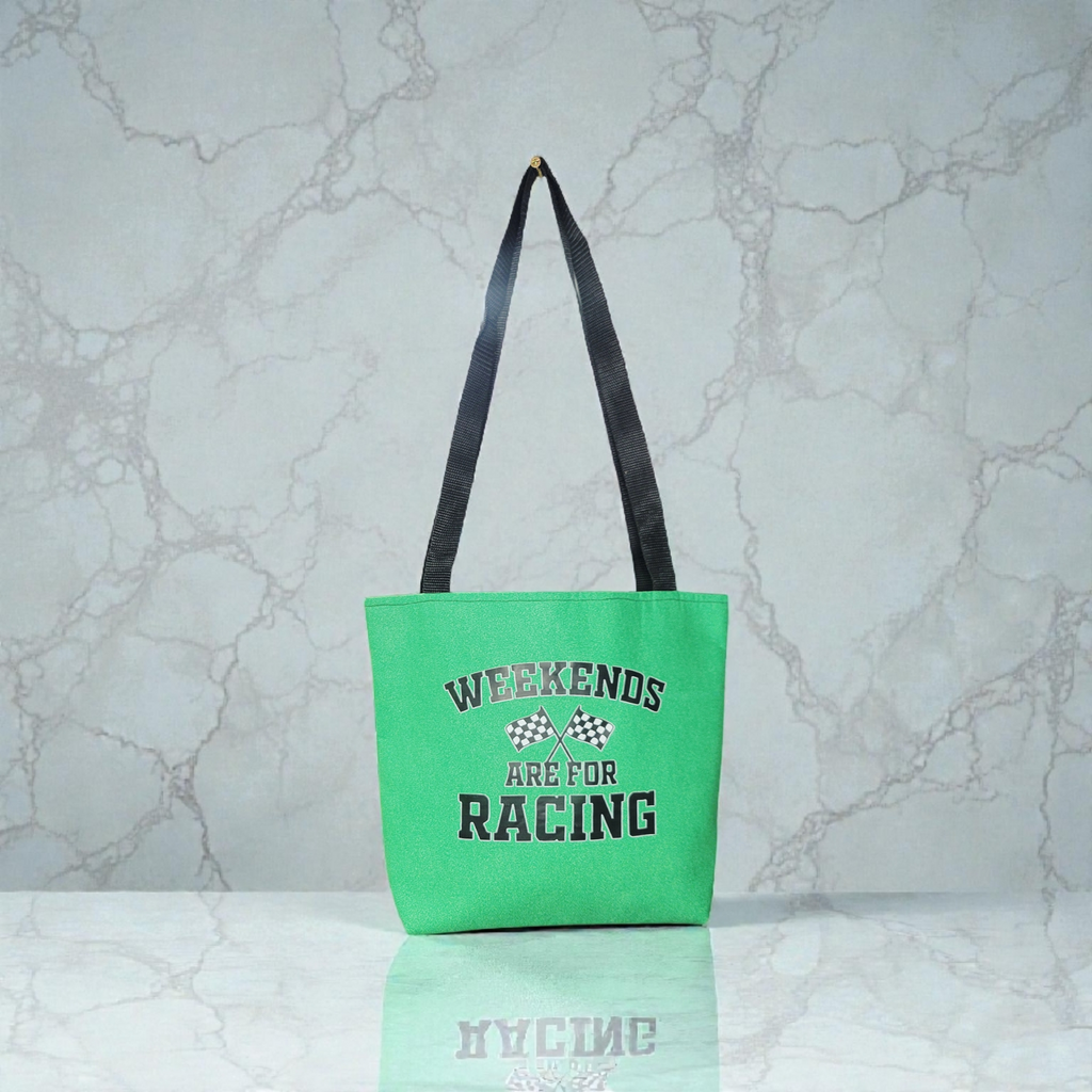 Weekends are for Racing tote