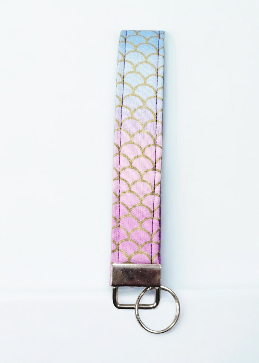 Mermaid wristlet keychain