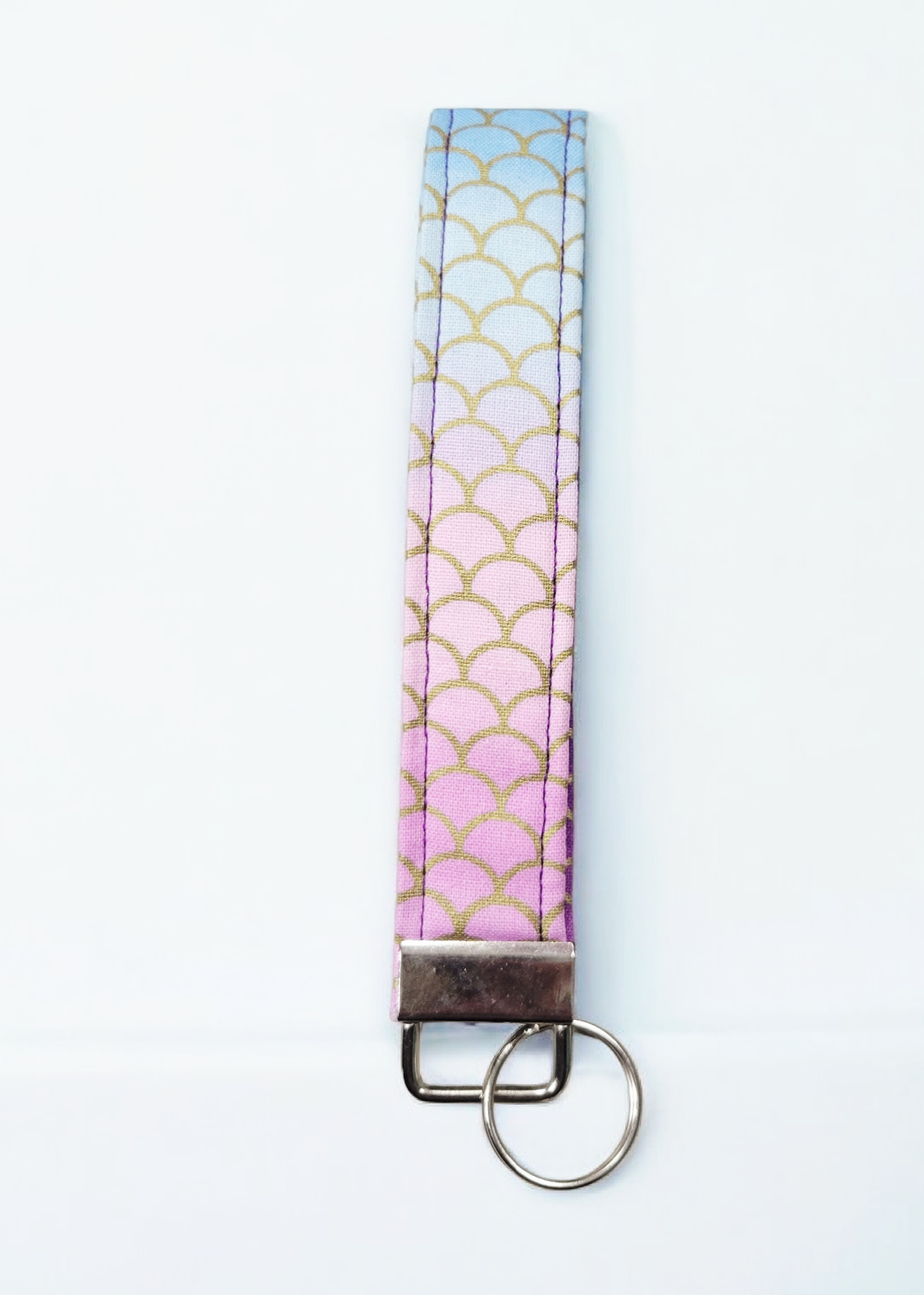 Mermaid wristlet keychain